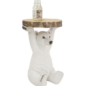 Outlet KARE Design Side Table Animal Polar Bear Ø37cm