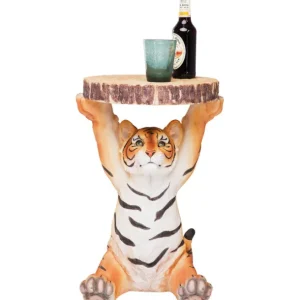 Hot KARE Design Side Table Animal Tiger Ø35cm