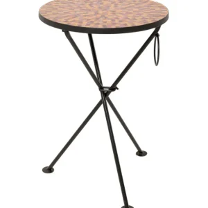 Hot KARE Design Side Table Clack Mosaic Red Ø35cm