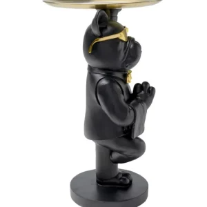 Sale KARE Design Side Table Cool Bulldog Tray Black 34x55cm