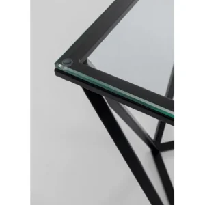New KARE Design Side Table Cristallo Black 50x50cm