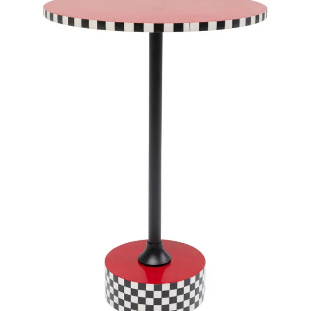 side_table_domero_checker_0.webp New KARE Design Side Table Domero Checkers Red Ø40cm