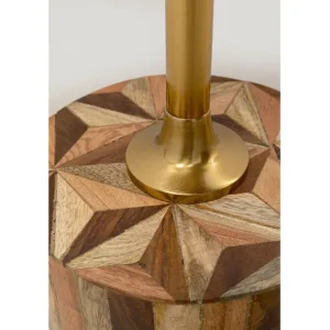 Hot KARE Design Side Table Domero Geo Brown Ø25cm