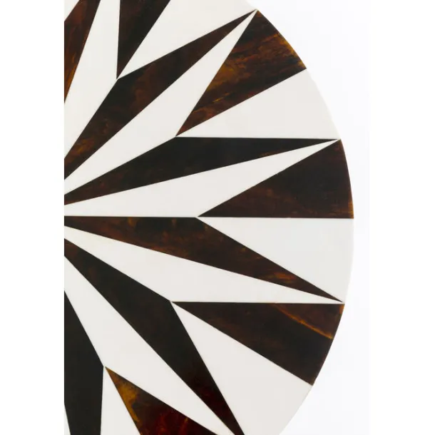 side_table_domero_star_br_2-1.webp Hot KARE Design Side Table Domero Star Brown White Ø40cm