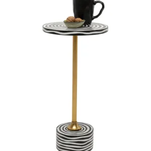 Best KARE Design Side Table Domero Swirl Ø25cm
