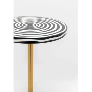 Best KARE Design Side Table Domero Swirl Ø25cm
