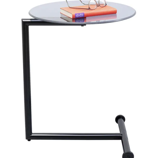 side_table_easy_living_bl_3.webp Fashion KARE Design Side Table Easy Living Black Ø46cm