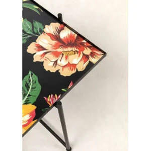 Outlet KARE Design Side Table Flowers Garden Square (2/Set)