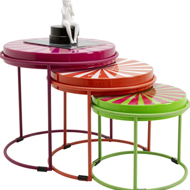 side_table_good_vibes_set_2.webp Clearance KARE Design Side Table Good Vibes (3/Set)