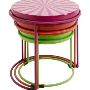 Clearance KARE Design Side Table Good Vibes (3/Set)