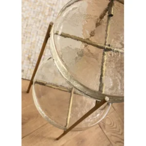 Outlet KARE Design Side Table Ice Double Ø30cm
