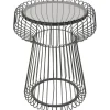 Best KARE Design Side Table Lisboa Black Ø38cm