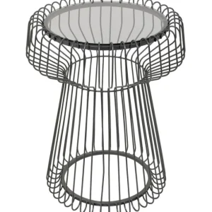 Best KARE Design Side Table Lisboa Black Ø38cm