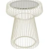 Best KARE Design Side Table Lisboa Greige Ø38cm