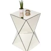 Best KARE Design Side Table Luxury Triangle Pearl 32x32cm