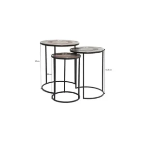 Hot KARE Design Side Table Marrakesh Ø48cm (3/Set)