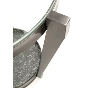 Discount KARE Design Side Table Monocolo Graphite Ø50cm