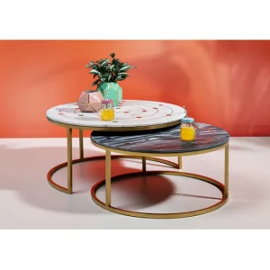 Best KARE Design Side Table Mystic Round (2/Set)