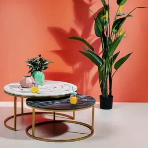 Best KARE Design Side Table Mystic Round (2/Set)