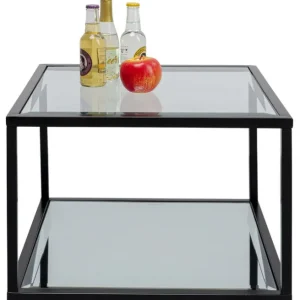Fashion KARE Design Side Table Quadro Black 50x50cm