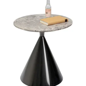 New KARE Design Side Table Rita Black Ø50cm