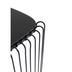 Sale KARE Design Side Table Wire Triangle Black (2/Set)