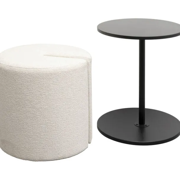 side_table_with_stool_bet_1.webp New KARE Design Side Table with Stool Better Together (2-part)