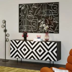 Best KARE Design Sideboard Arctic 160x75cm