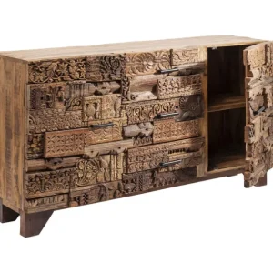 Outlet KARE Design Sideboard Shanti Surprise Puzzle Nature