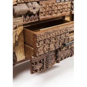 Outlet KARE Design Sideboard Shanti Surprise Puzzle Nature