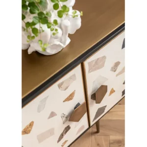 New KARE Design Sideboard Terrazzo 183x77cm