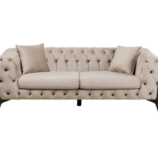 sofa_bellissima_seater_ve_0.webp Online KARE Design Sofa Bellissima 2-Seater Velvet Taupe 200cm