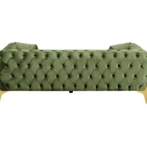 Online KARE Design Sofa Bellissima 2-Seater Velvet Green 200cm