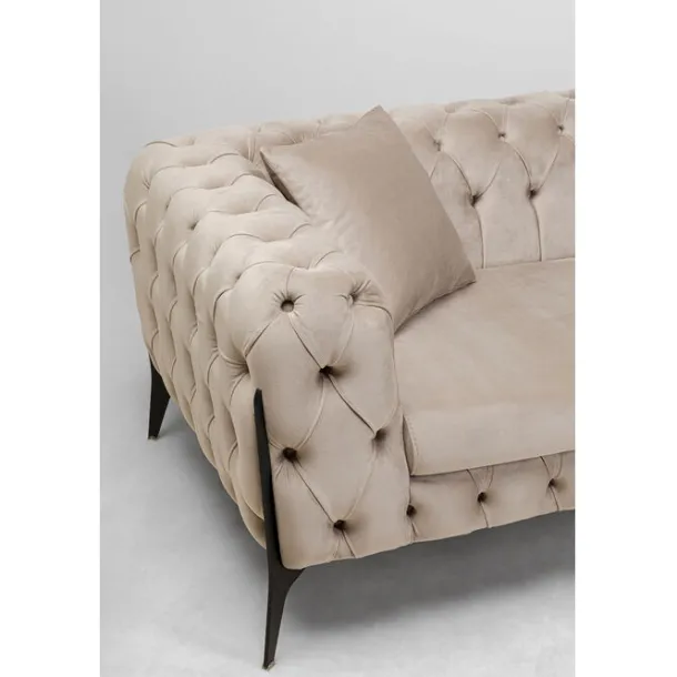 sofa_bellissima_seater_ve_6.webp Online KARE Design Sofa Bellissima 2-Seater Velvet Taupe 200cm