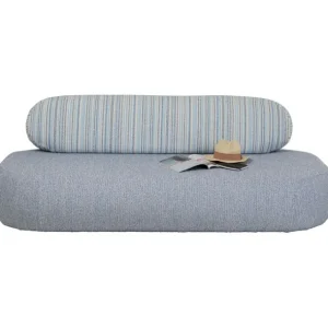 Best KARE Design Sofa Blue Marlin 2,5-Seater Outdoor Blue
