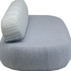 Best KARE Design Sofa Blue Marlin 2,5-Seater Outdoor Blue