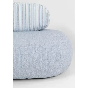 Best KARE Design Sofa Blue Marlin 2,5-Seater Outdoor Blue
