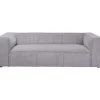 Online KARE Design Sofa Cubetto Cord 3-Seater Light Grey 220cm
