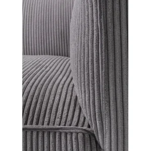 Online KARE Design Sofa Cubetto Cord 3-Seater Light Grey 220cm