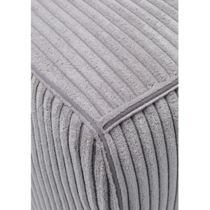 Online KARE Design Sofa Cubetto Cord 3-Seater Light Grey 220cm