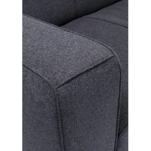 Online KARE Design Sofa Cubetto 3-Seater Dark Grey 220cm