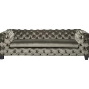 Fashion KARE Design Sofa Desire 3-Seater Khaki