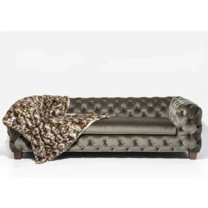 Fashion KARE Design Sofa Desire 3-Seater Khaki