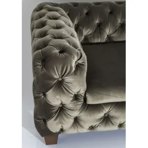 Fashion KARE Design Sofa Desire 3-Seater Khaki
