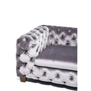 Hot KARE Design Sofa Desire 3-Seater Silver Grey