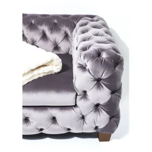 Hot KARE Design Sofa Desire 3-Seater Silver Grey