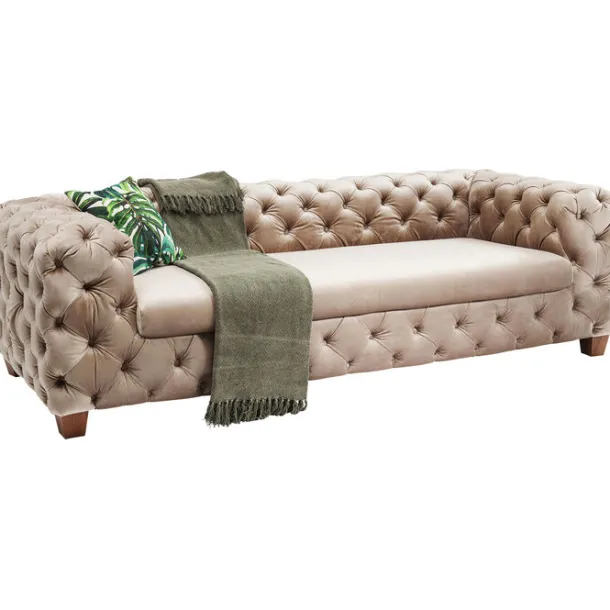 sofa_desire_seater_velvet_4.webp Discount KARE Design Sofa Desire 3-Seater Velvet Ecru