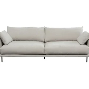 Best KARE Design Sofa Edna 3-Seater Cream 245cm