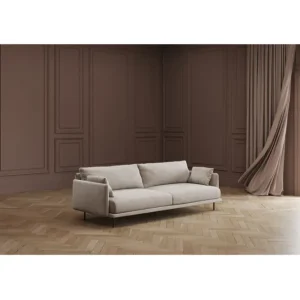 Best KARE Design Sofa Edna 3-Seater Cream 245cm