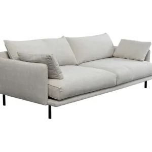 Best KARE Design Sofa Edna 3-Seater Cream 245cm